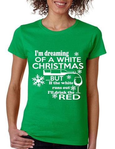 Women's T Shirt Drunk Christmas Ugly Sweatshirt Merry Holiday - ALLNTRENDSHOP - 1