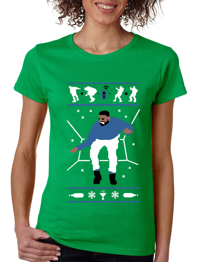Women's T Shirt Hotline Bling Blue Cool Xmas Gift Holiday Hotline Tee - ALLNTRENDSHOP - 1