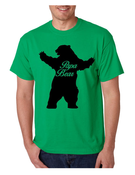 Men's T Shirt Papa Bear Family Shirt For Dad Xmas Cute Gift - ALLNTRENDSHOP - 4