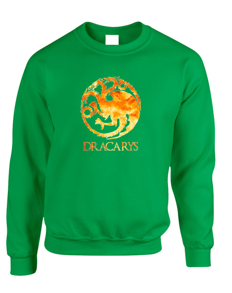 Adult Sweatshirt Dracarys Popular Trendy Top