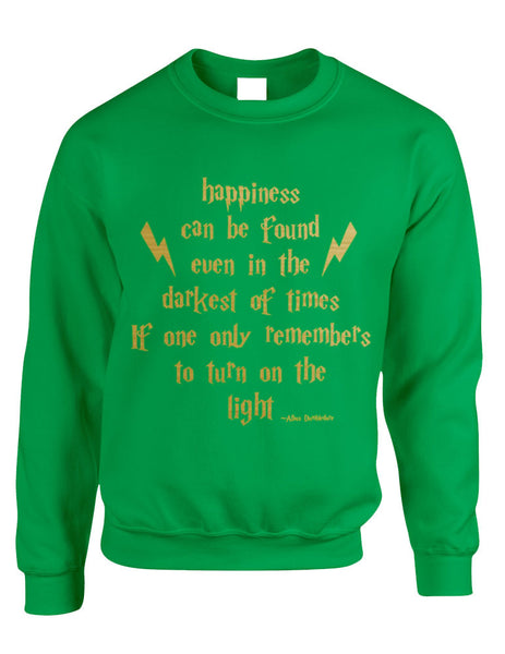Adult Crewneck Happiness Can Be Found Even In The Darkest
