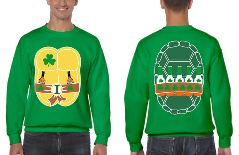 Men's Sweatshirt Ninja St Patrick's Day Cool Party Top