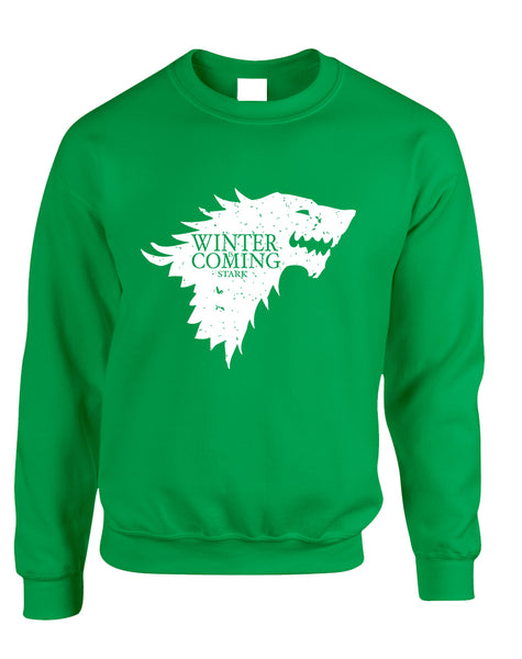 Adult Sweatshirt Winter Is Coming Cool Top Popular Sweatshirt