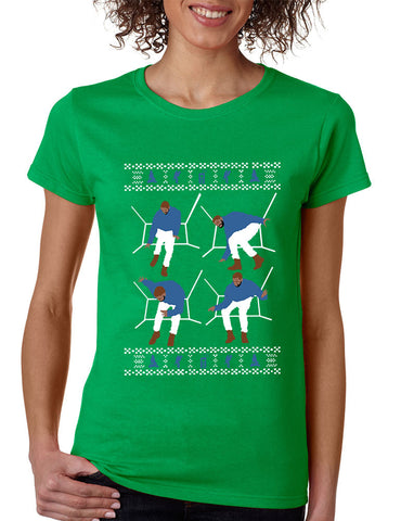 Women's T Shirt 4 1-800 Hotline Bling Ugly Xmas Sweater Holiday - ALLNTRENDSHOP - 1