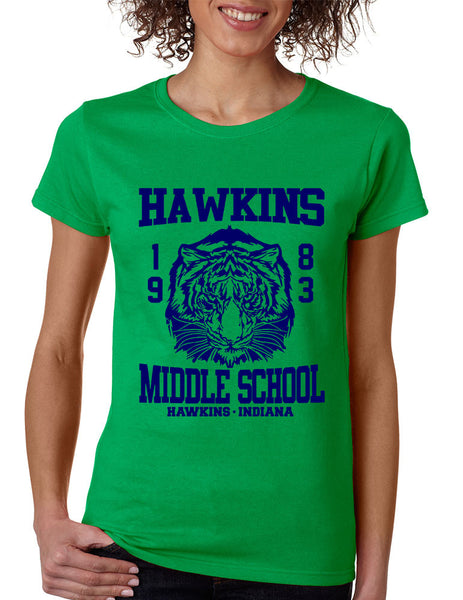 Women's T Shirt Hawkins Middle School 1983 - ALLNTRENDSHOP - 4