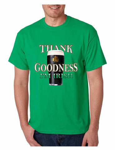 Thank Goodness Im Irish Men t-shirt - ALLNTRENDSHOP - 1
