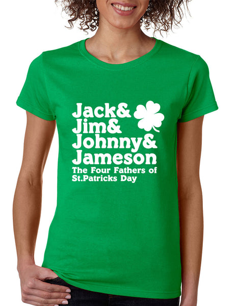 The four fathers of st patricks day women T-shirt - ALLNTRENDSHOP - 2