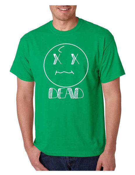 Men's T Shirt Dead Face Cool Funny Humor Shirt
