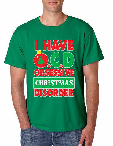 Obsessive christmas disorder Men's T-shirt - ALLNTRENDSHOP - 1