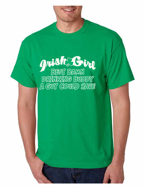 Irish girl best Drinking buddy Men T-shirt - ALLNTRENDSHOP - 2
