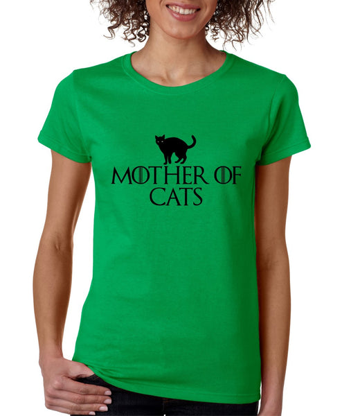 Mother of cats womens t-shirt