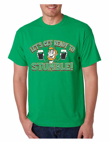 let`s get ready to stumble St patrick men t-shirt - ALLNTRENDSHOP - 1