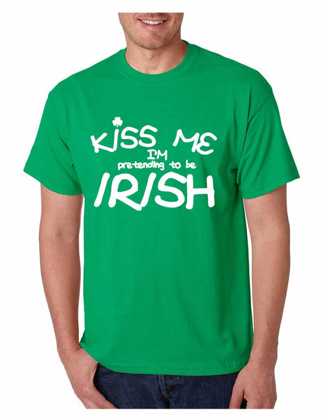 Kiss me Im pretenting to be irish Men T-shirt - ALLNTRENDSHOP - 2