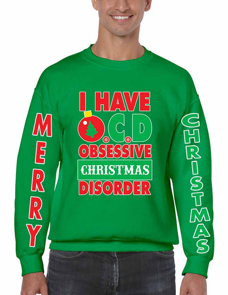 Obsessive christmas disorder Men's Sweatshirt - ALLNTRENDSHOP - 2