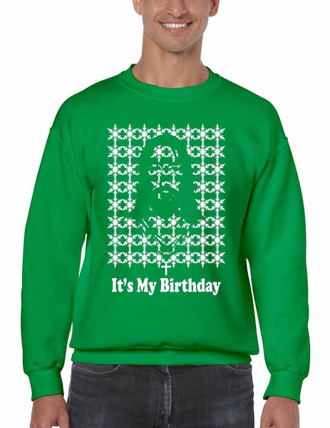 Its my birthday Jesus mens sweatshirt - ALLNTRENDSHOP - 2
