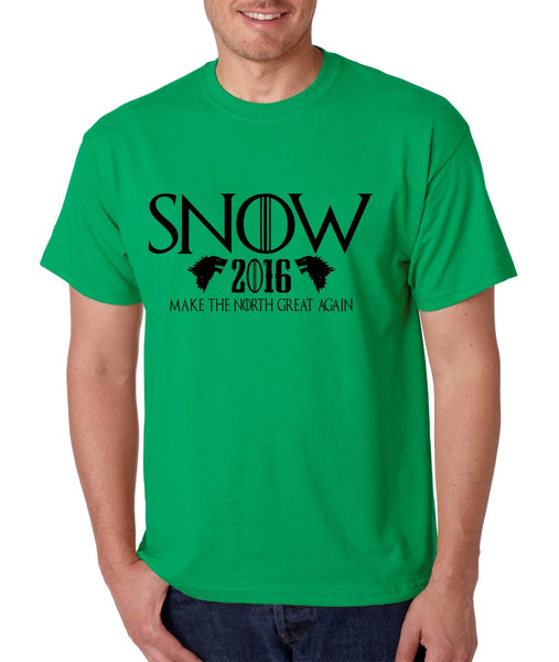 Snow 2016 Make The North Great Again men t shirt - ALLNTRENDSHOP - 5