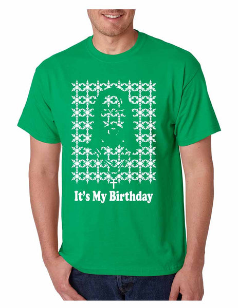 Its my birthday Jesus Mens T-shirt - ALLNTRENDSHOP - 3