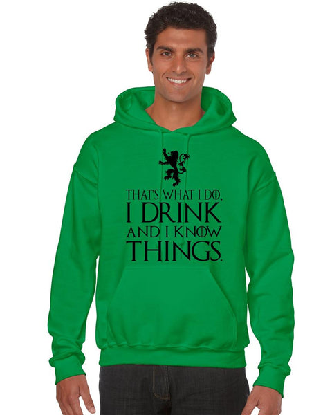 That What I Do I Drink And I Know Things men Hoodie - ALLNTRENDSHOP - 2