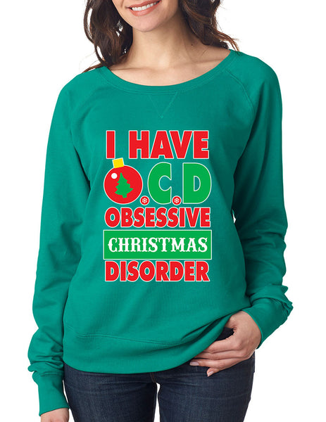 Obsessive christmas disorder Women's long sleeve Pullover - ALLNTRENDSHOP - 4