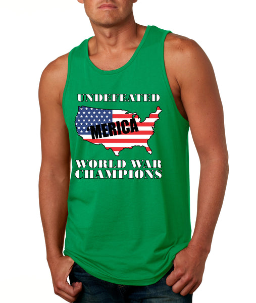Men's Tank Top Undefeated World War Champions 4th Of July