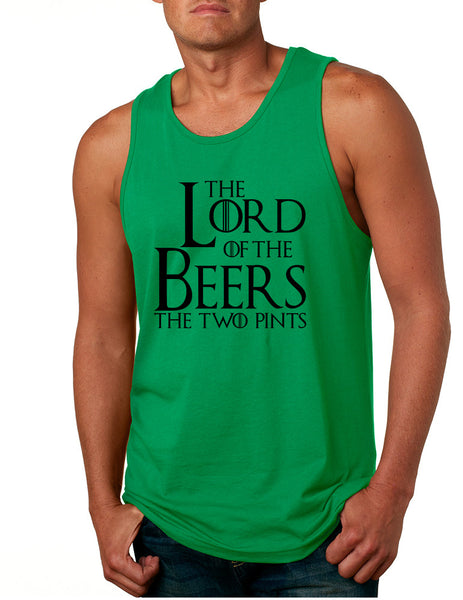 Men's Tank Top The Lord Of The Beers Two Pints Humor Top