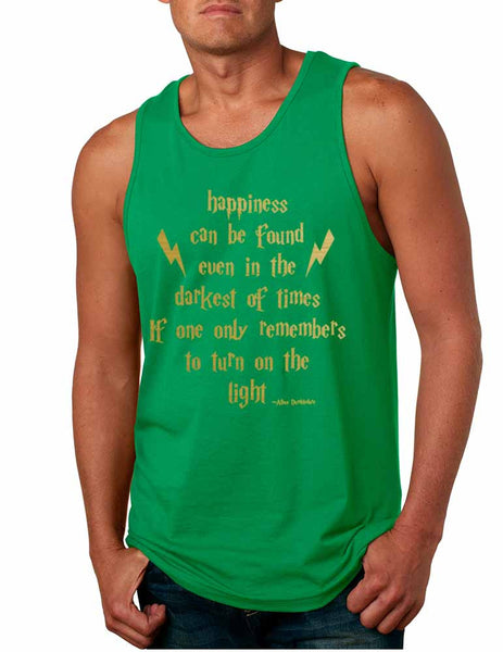 Men's Tank Top Happiness Can Be Found Even In The Darkest