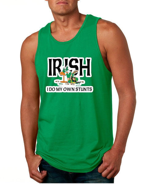 Men's Tank Top I Do My Own Irish Stunts St Patrick's Top