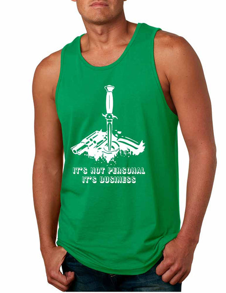 Men's Tank Top It's Not Personal It's Business Humor Funny Top - ALLNTRENDSHOP - 2