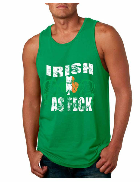 Irish as feck Men Jersey tank top saint patricks day - ALLNTRENDSHOP - 2