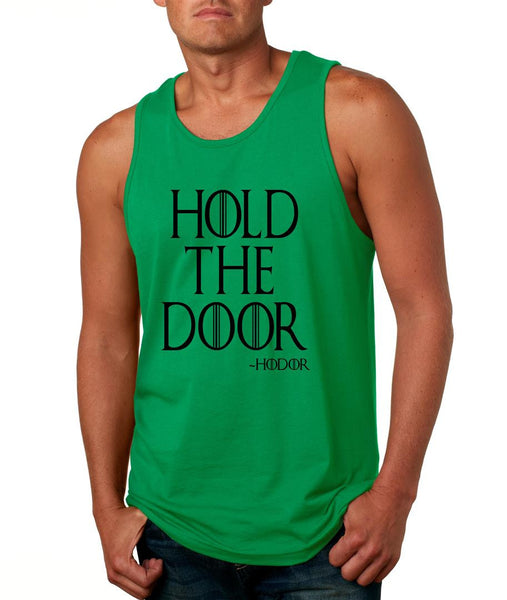 Hold the door Hodor Men's Jersey Tanktop - ALLNTRENDSHOP
