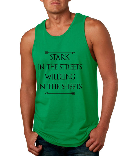 Stark in the streets wildling in the sheets men jersey tank top - ALLNTRENDSHOP - 3
