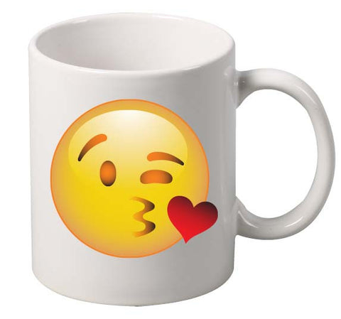 Kiss Face  emoticon Mug - ALLNTRENDSHOP
