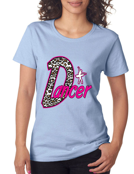 Dancer White Leopard women's T-Shirts - ALLNTRENDSHOP