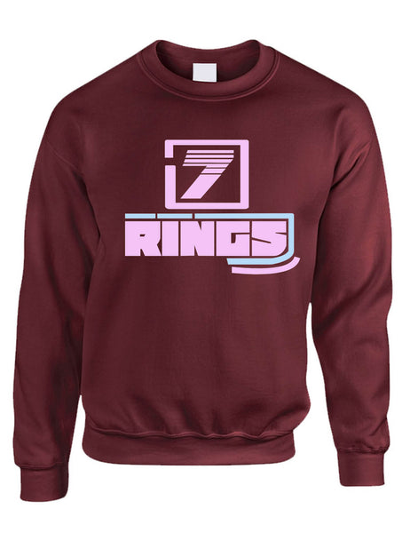 Adult Sweatshirt Rings Trendy Top Cool Sweatshirt Cute Gift
