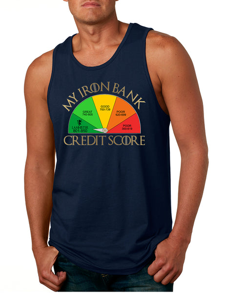 Men's Tank Top My Iron Bank Credit Score Lannister Top