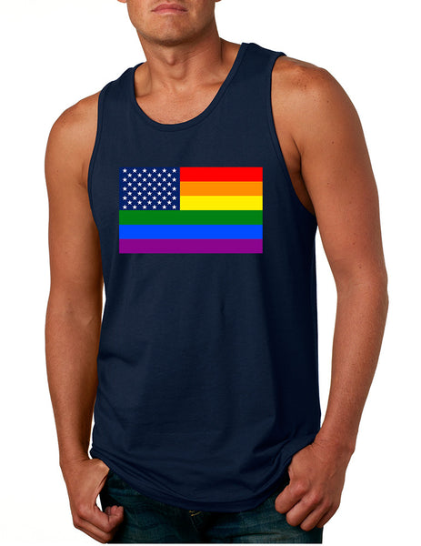 Men's Tank Top United States Gay Pride Flag Support Love Top