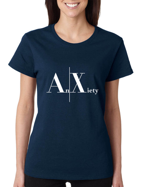 Women's T Shirt Anxiety An Xiety Shirt Trendy Tee Popular Yoga Top