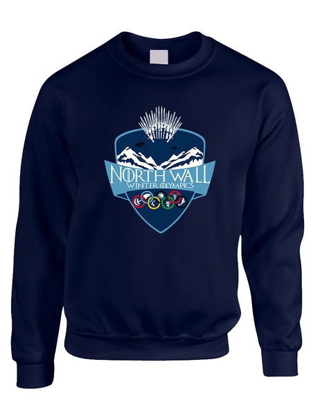 Adult Sweatshirt North Wall Winter Olympics Popular Cool