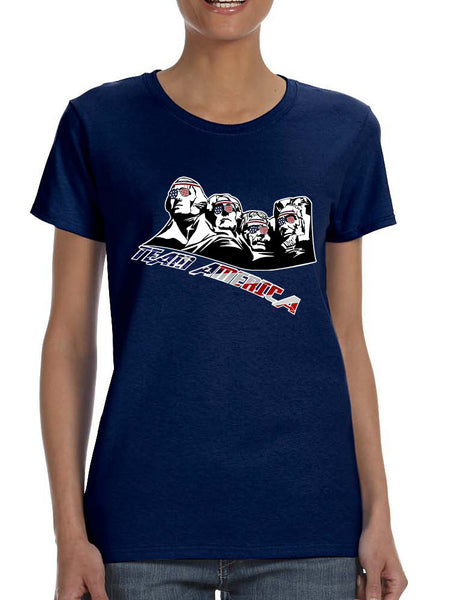 Women's T Shirt 4 Fathers American Team 4th Of July Tee