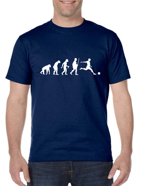 Men's T Shirt Soccer Evolution Funny Love Sport Shirt