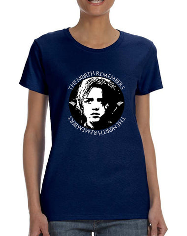 Women's T Shirt The North Remembers Cool Tee Shirt