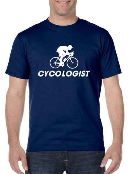 Men's T Shirt Cycologist Cool Cycling Love Sport Tee Shirt