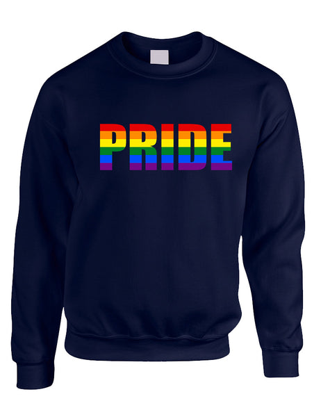 Adult Sweatshirt Pride Rainbow Colors Love Gay Lesbian Top
