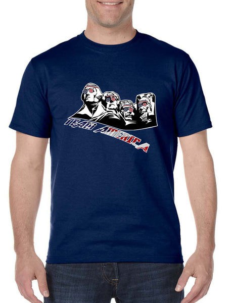 Men's T Shirt 4 Fathers American Team 4th Of July T Shirt