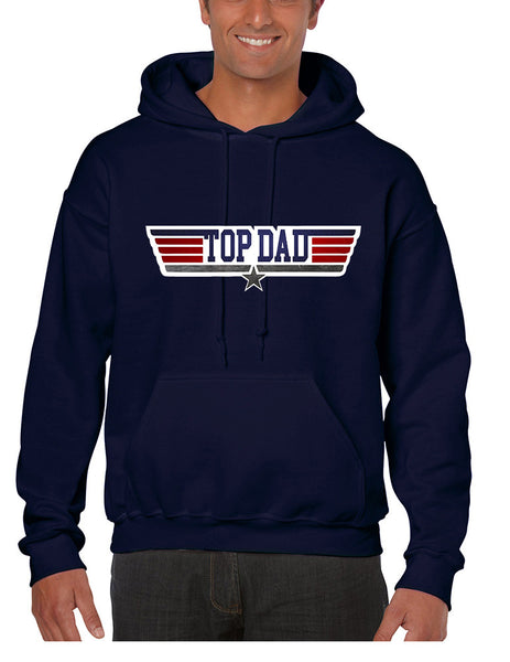 Men's Hoodie Top Dad Guns Father's Day Shirt Love Dad Gift
