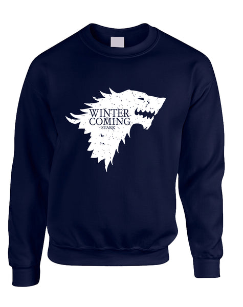 Adult Sweatshirt Winter Is Coming Cool Top Popular Sweatshirt