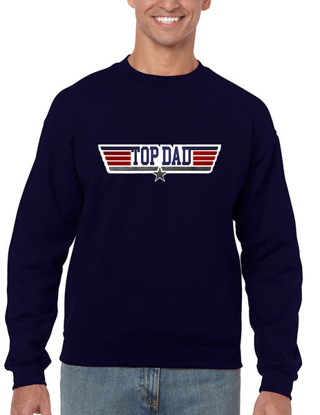 Men's Sweatshirt Top Dad Guns Father's Day Shirt Love Dad Gift