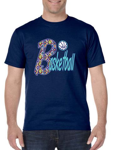 Men's T Shirt Basketball Aztec Love Sport Gym Top Fitness Tee