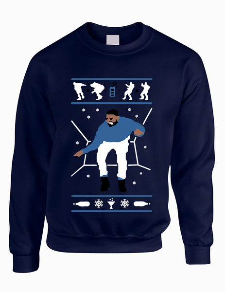 Adult Sweatshirt Hotline Bling Blue Ugly Xmas Gift Holiday Hotline Top - ALLNTRENDSHOP - 2