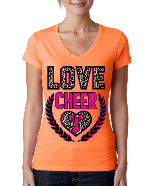 Love Cheer Leopard Womens Sporty V - ALLNTRENDSHOP - 5